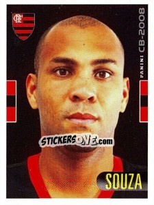 Sticker Souza - Campeonato Brasileiro 2008 - Panini