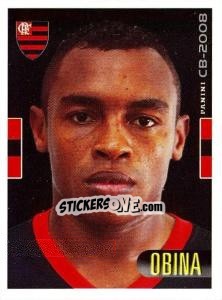 Sticker Obina - Campeonato Brasileiro 2008 n. 88 - Panini