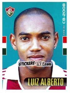 Figurina Luiz Alberto - Campeonato Brasileiro 2008 - Panini