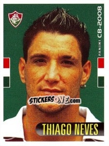 Sticker Thiago Neves - Campeonato Brasileiro 2008 - Panini