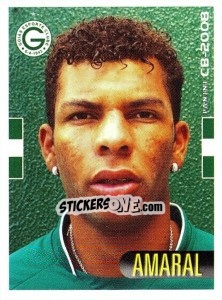 Sticker Amaral - Campeonato Brasileiro 2008 - Panini