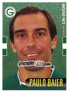 Sticker Paulo Baier - Campeonato Brasileiro 2008 - Panini