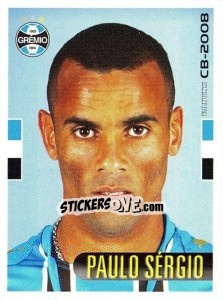 Sticker Paulo Sérgio - Campeonato Brasileiro 2008 n. 128 - Panini