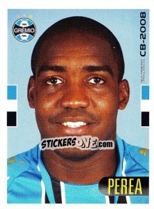 Cromo Edixon Perea - Campeonato Brasileiro 2008 - Panini