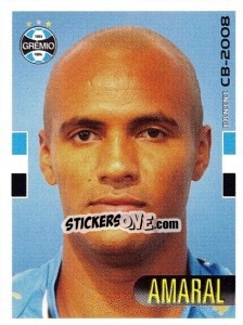 Sticker Amaral - Campeonato Brasileiro 2008 - Panini