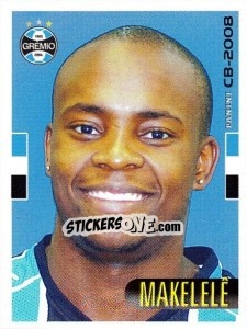 Sticker Makelele - Campeonato Brasileiro 2008 n. 141 - Panini