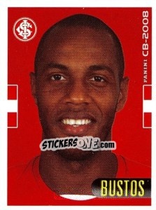 Sticker Rubén Bustos - Campeonato Brasileiro 2008 - Panini