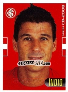 Sticker índio - Campeonato Brasileiro 2008 n. 147 - Panini