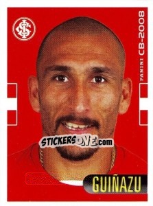 Sticker Guiñazu - Campeonato Brasileiro 2008 n. 151 - Panini