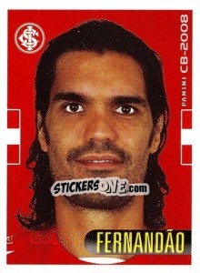 Sticker Fernandão - Campeonato Brasileiro 2008 n. 154 - Panini
