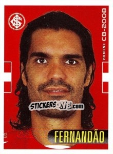 Figurina Fernandão - Campeonato Brasileiro 2008 - Panini