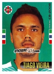 Cromo Tiago Vieira - Campeonato Brasileiro 2008 - Panini