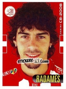 Sticker Radamés - Campeonato Brasileiro 2008 n. 186 - Panini