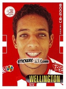 Sticker Wellington - Campeonato Brasileiro 2008 n. 190 - Panini