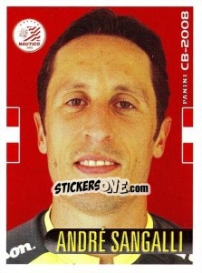 Cromo Andre Sangalli - Campeonato Brasileiro 2008 - Panini