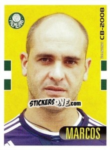 Sticker Marcos - Campeonato Brasileiro 2008 - Panini