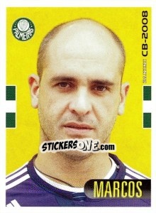 Figurina Marcos - Campeonato Brasileiro 2008 - Panini