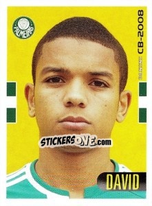 Sticker David - Campeonato Brasileiro 2008 - Panini
