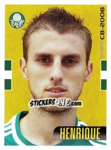 Cromo Henrique - Campeonato Brasileiro 2008 - Panini