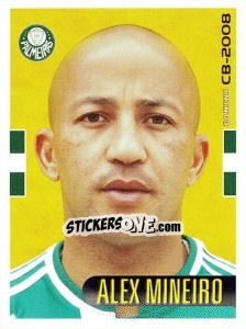 Sticker Alex Mineiro - Campeonato Brasileiro 2008 - Panini