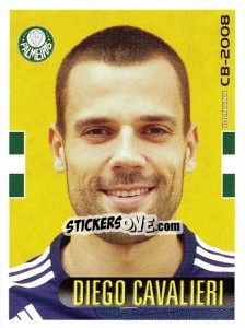 Sticker Diego Cavalieri - Campeonato Brasileiro 2008 - Panini