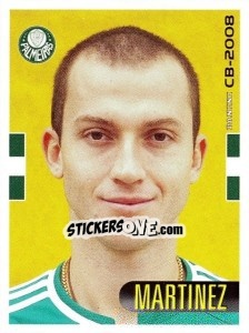 Sticker Martinez - Campeonato Brasileiro 2008 - Panini
