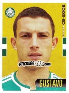Sticker Gustavo - Campeonato Brasileiro 2008 n. 214 - Panini