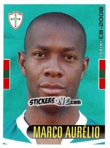 Cromo Marco Aurélio - Campeonato Brasileiro 2008 - Panini