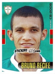 Sticker Bruno Recife - Campeonato Brasileiro 2008 n. 221 - Panini
