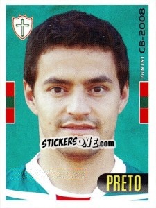 Figurina Preto - Campeonato Brasileiro 2008 - Panini