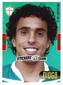 Sticker Diogo - Campeonato Brasileiro 2008 n. 226 - Panini