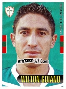 Sticker Wilton Goiano - Campeonato Brasileiro 2008 - Panini