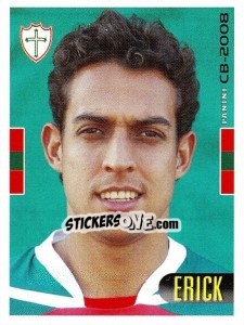 Sticker Erick - Campeonato Brasileiro 2008 n. 230 - Panini