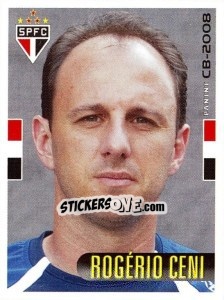 Figurina Rogério Ceni - Campeonato Brasileiro 2008 - Panini