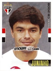 Sticker Juninho - Campeonato Brasileiro 2008 - Panini