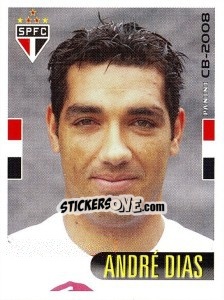 Sticker André Dias - Campeonato Brasileiro 2008 - Panini