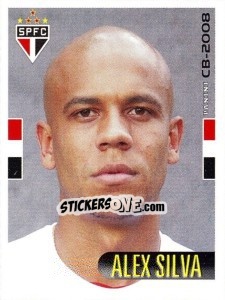 Sticker Alex Silva - Campeonato Brasileiro 2008 n. 238 - Panini