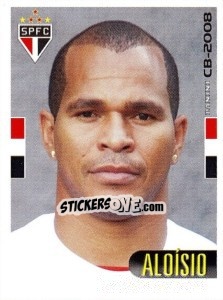 Sticker Aloísio - Campeonato Brasileiro 2008 - Panini