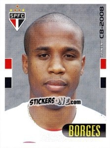 Sticker Borges - Campeonato Brasileiro 2008 - Panini