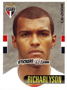 Cromo Richarlyson - Campeonato Brasileiro 2008 - Panini