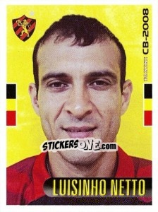 Sticker Luisinho Netto - Campeonato Brasileiro 2008 - Panini