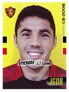 Sticker Igor - Campeonato Brasileiro 2008 n. 255 - Panini