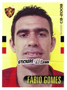 Sticker Fábio Gomes - Campeonato Brasileiro 2008 n. 260 - Panini
