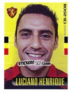 Cromo Luciano Henrique - Campeonato Brasileiro 2008 - Panini