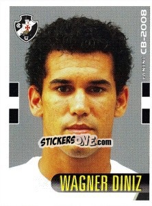 Figurina Wagner Diniz - Campeonato Brasileiro 2008 - Panini