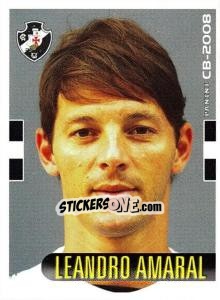 Sticker Leandro Amaral - Campeonato Brasileiro 2008 - Panini
