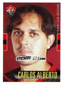 Cromo Carlos Alberto - Campeonato Brasileiro 2008 - Panini