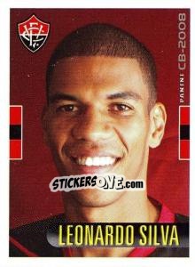 Cromo Leonardo Silva - Campeonato Brasileiro 2008 - Panini