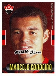 Sticker Marcelo Cordeiro - Campeonato Brasileiro 2008 - Panini
