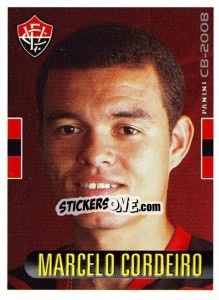 Cromo Marcelo Cordeiro - Campeonato Brasileiro 2008 n. 293 - Panini